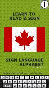 game pic for AppCRAFT HandSigns Canadian Sign Language S60 5th